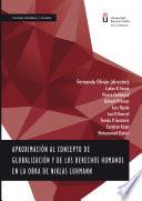 libro Aproximación Al Concepto De Globalización Y De Los Derechos Humanos En La Obra De Niklas Luhmann.